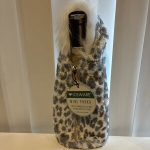 Iceware Wine Parka Jacket With Gold Zipper- New